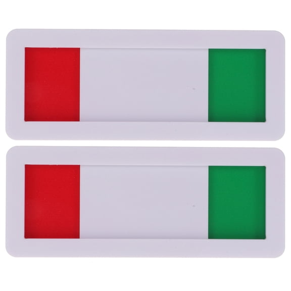 Yardwe 2Pcs Open Closed Slide Door Sign in Assorted Colors for Office Privacy Indicator