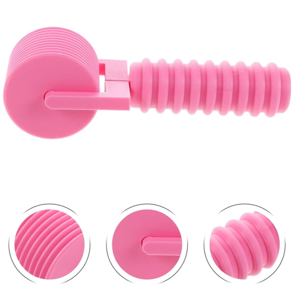 Yardwe 2Pcs Pink Paint Roller for Crafts with Robust Plastic Material and Easy Rhinestone Alignment