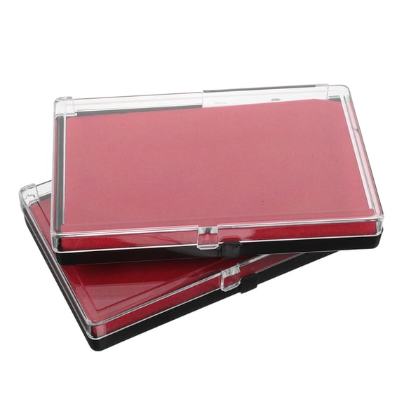 Yardwe 2Pcs Red Medal Shadow Box with Extended Size and Steel Pins for Displaying Badges