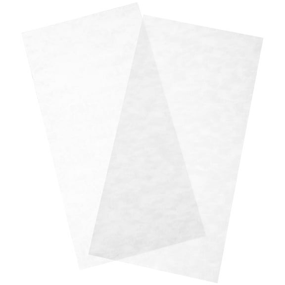 Yardwe 2Pcs Seashell Guitar Headstock Overlay White Guitar Inlay Material for Fingerboard Repair