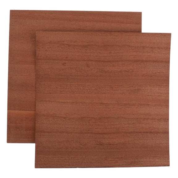 Yardwe 2Pcs Ultrathin Light Brown Wood Sheets for Crafts Flexible Natural Wood for DIY Projects