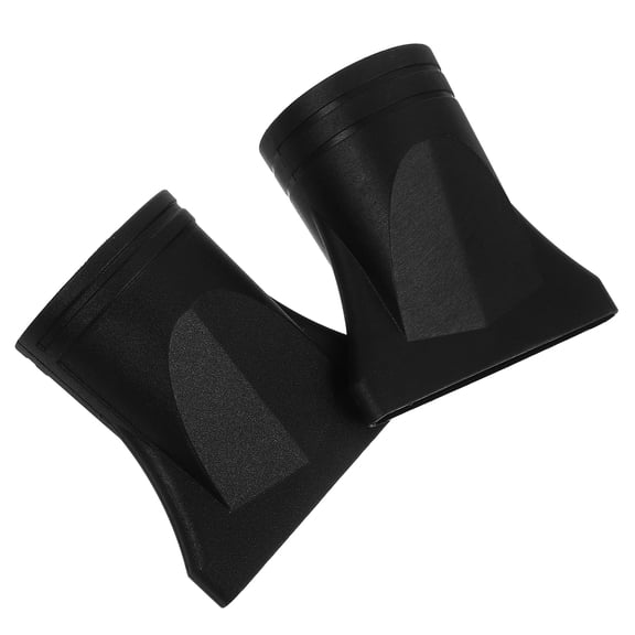 Yardwe 2Pcs Universal Hair Dryer Concentrator Nozzle for Controlled Styling Black