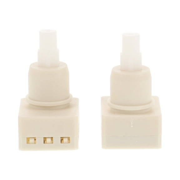 Yardwe 2Pcs Vehicle Dome Light Switch Kit White ABS Material Convenient Control