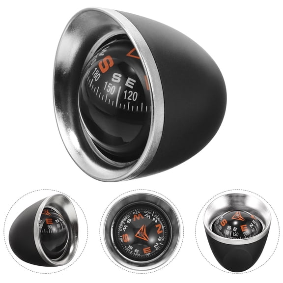 Yardwe 2-Pack Precision Car Dashboard Compass for Vehicles, Boats, Motorcycles - Accurate Direction Navigation Tool