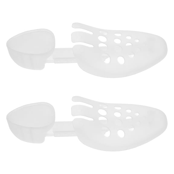 Yardwe 2Pcs Versatile White Shoe Shaper Shoe Keeper for Work Shoes and Sports Footwear