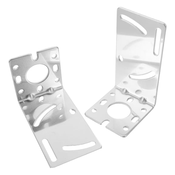 Yardwe 2Pcs Wind Resistant Metal Antenna Mount Bracket for Pole and Wall Outdoor Installation