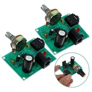 Yardwe 2Sets Power Amplifier Board DIY Kit with Audio Chip