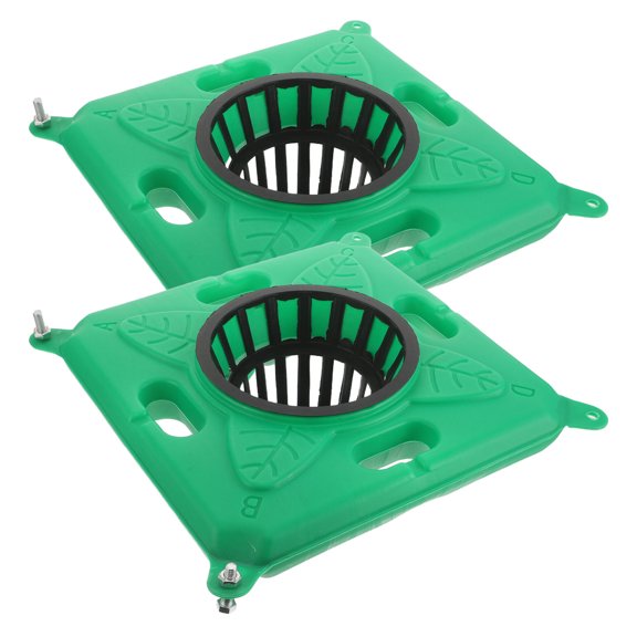 Yardwe 2Sets Floating Pond Planter Basket with Modular Design for Aquatic Plants Durable Weather Resistant