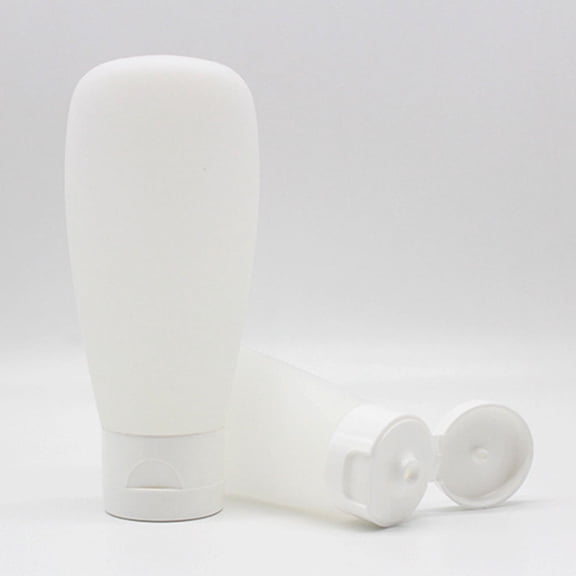 Yardwe 3Pcs Travel Containers White Small Lightweight Bottles for Safe Liquid Storage