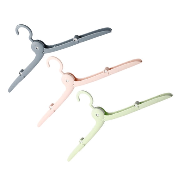 Yardwe Portable Folding Clothes Hanger Set with Aluminum and PP, Lightweight for Indoor Outdoor Camping and Travel Use