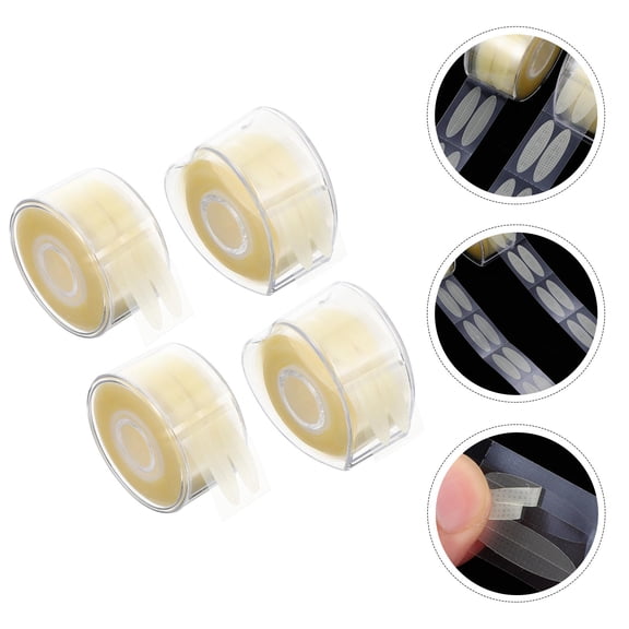 Yardwe 4 Rolls Eyelid Shaping Sticker with Invisible 5.1x5.1x2.5cm Heart-shaped