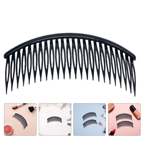 Yardwe 48Pcs Slide Bun Holder Hair Comb Clips with Durable Plastic for Creating French Twist Updos