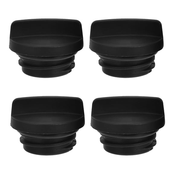 Yardwe 4Pcs Black Patio Table Umbrella Hole Cover Insert Durable Outdoor Plug