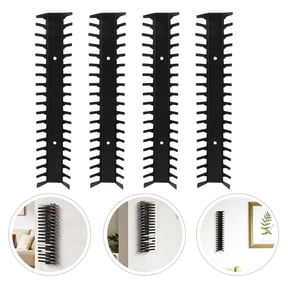 Yardwe 4Pcs Metal Wall Mount Game Case Holder Black Storage Rack for Compact Room Display