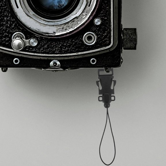 Yardwe 4Pcs Camera Strap Clips Black Quick Release Loop Connector for Versatile Camera Use