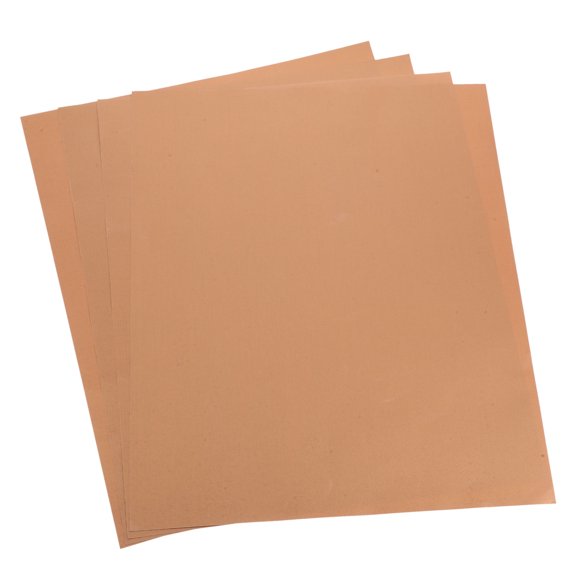 Yardwe 4Pcs Copper Color Bbq Grill Mat Nonstick Heat Resistant Mat for Outdoor Cooking
