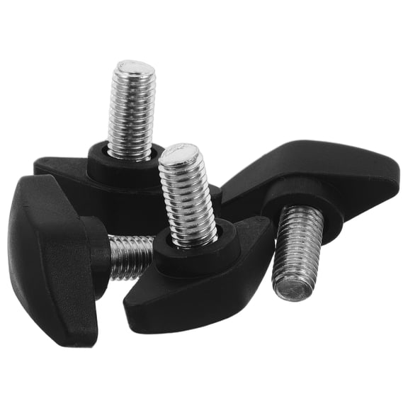 Yardwe 4Pcs Dress Form Stand Hardware Black Screws for Easy Manuquin Base Adjustment and Reinforcement