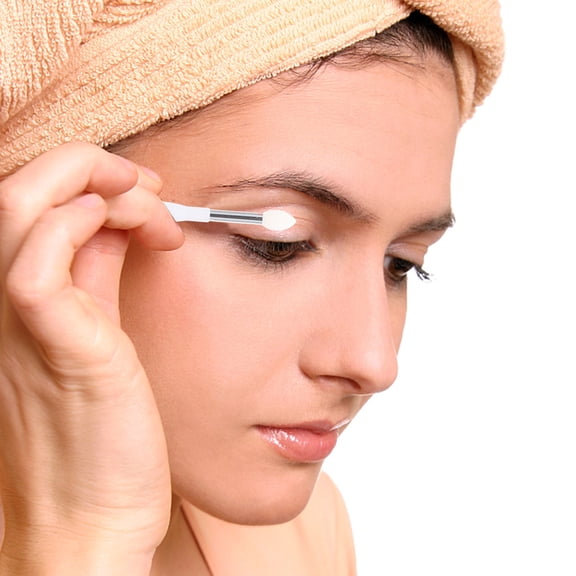 Yardwe 4Pcs Round Head Silicone Lip Brush Tool for Makeup Application and Travel