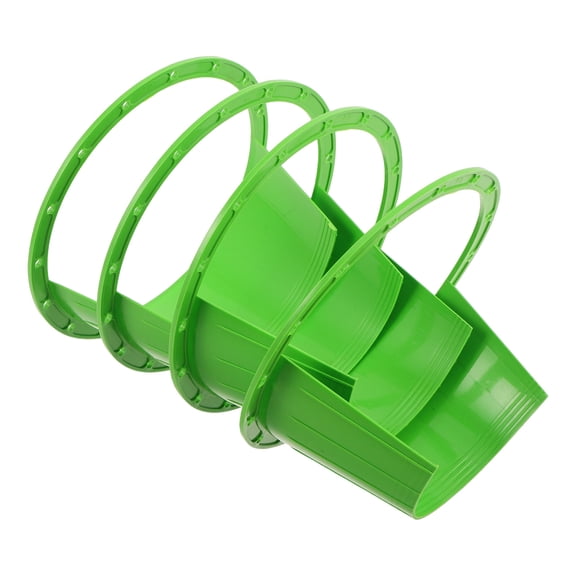 Yardwe 4Pcs Green Car Speaker Dust Cover Waterproof Plastic Baffle for 6.5 Inch Door Speakers