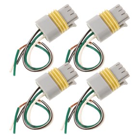 Yardwe 4Pcs Marine Grade Ignition Coil Wiring Harness Plug with Pure Copper Wire and Waterproof Design