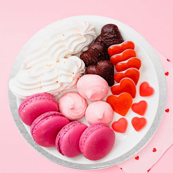 Yardwe Plated Silver Cake Display Bases for Wedding and Birthday Parties, Sturdy and Reliable, 4Pcs