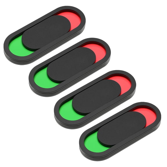 Yardwe 4Pcs Privacy Indicator Sign for Office Door with Slider Suitable for Conference and Restroom