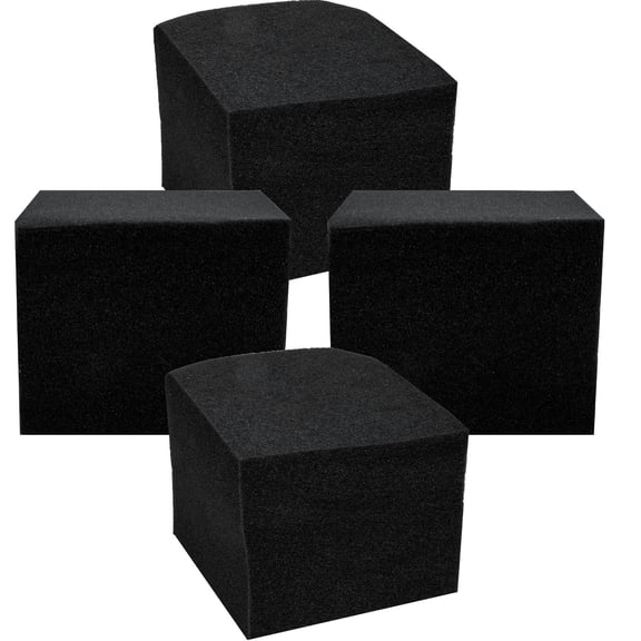 Yardwe 4Pcs Professional Soundproof Panels Thick Dense Sound Absorbing Blocks for Room Noise Control