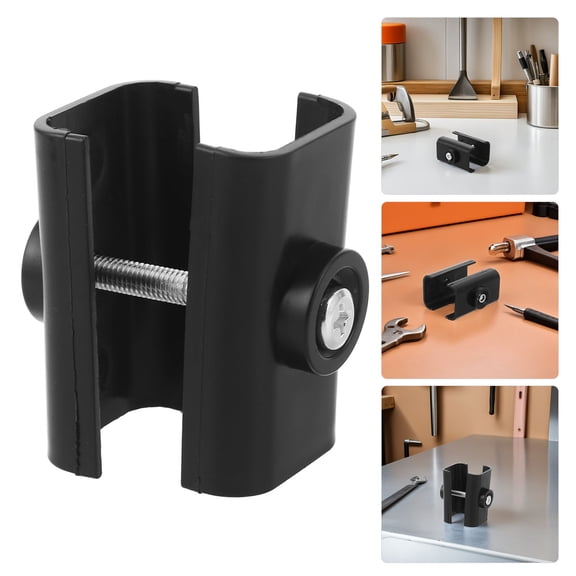 Yardwe 4Sets Canopy Frame Replacement Bracket Black Stamped Metal for Garden Tent and Gazebo Frames