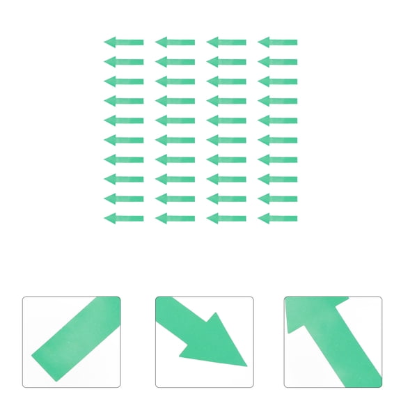 Yardwe 50-Pack Decals for Equipment Direction, Safety Marking, and Visual Indicator Tags