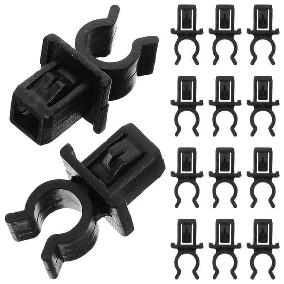 Yardwe 50Pcs Black Spare Tire Carrier Lock Clips Durable Material for Safe Tire Mounting