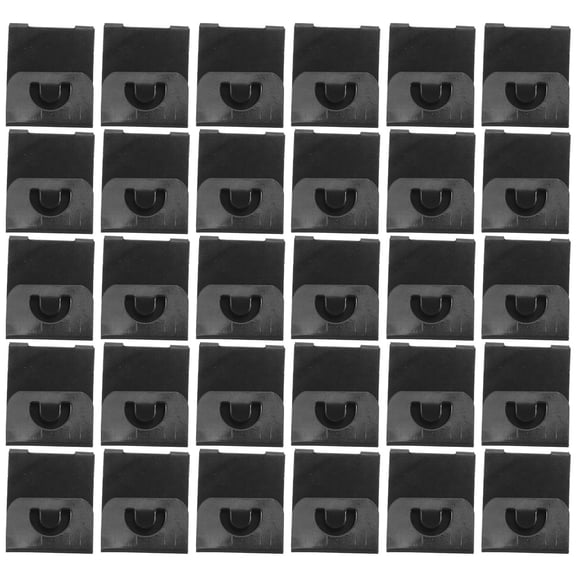 Yardwe Frame Bracket S Shaped Black 50Pcs
