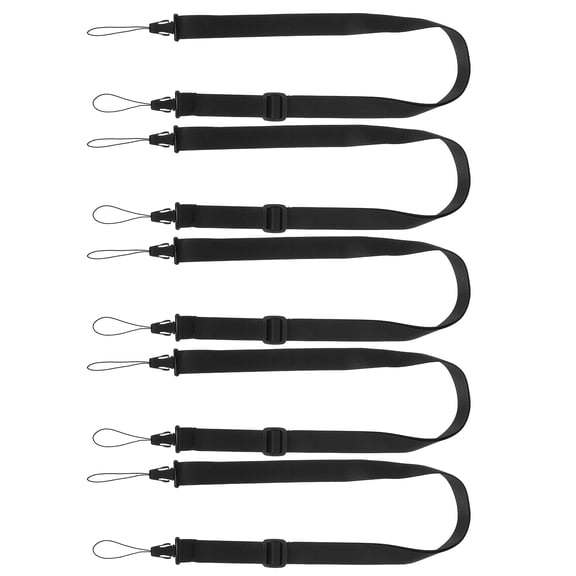 Yardwe 5Pcs Black Camera Hanging Rope Adjustable Comfortable Durable for Outdoor Use and Travel