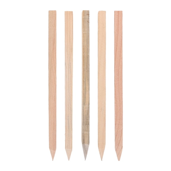 Yardwe 5Pcs Garden Survey Stakes with Writable Tops for Accurate Site Layout and Property Line Surveying