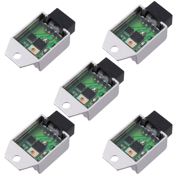 Yardwe 5Pcs Motorcycle Voltage Stabilizer 4 Pin Plug Regulator 12V for Motorbike Use