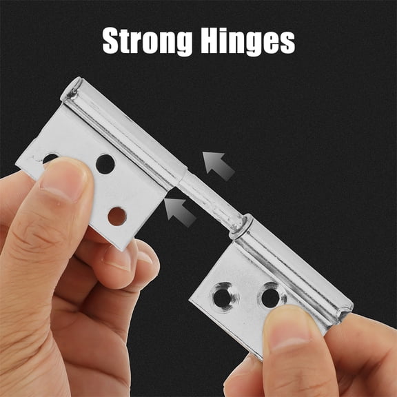Yardwe 6Pcs Detachable Hinges Stainless Steel Lift Off Hinge For Cabinets