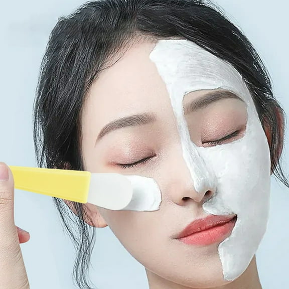 Yardwe 2Sets Easy to Use Silicone Facial Brush for Applying Face Masks and Body Lotion Evenly