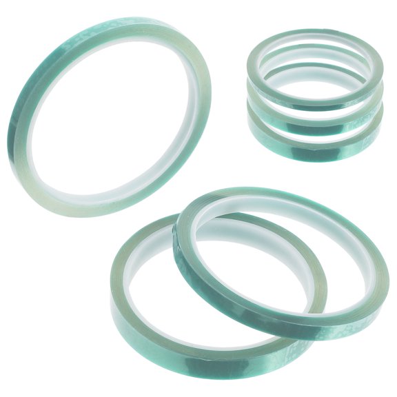 Yardwe 6-Pack High Temperature Tape for Sublimation Green Silicone Adhesive Tape and Strong