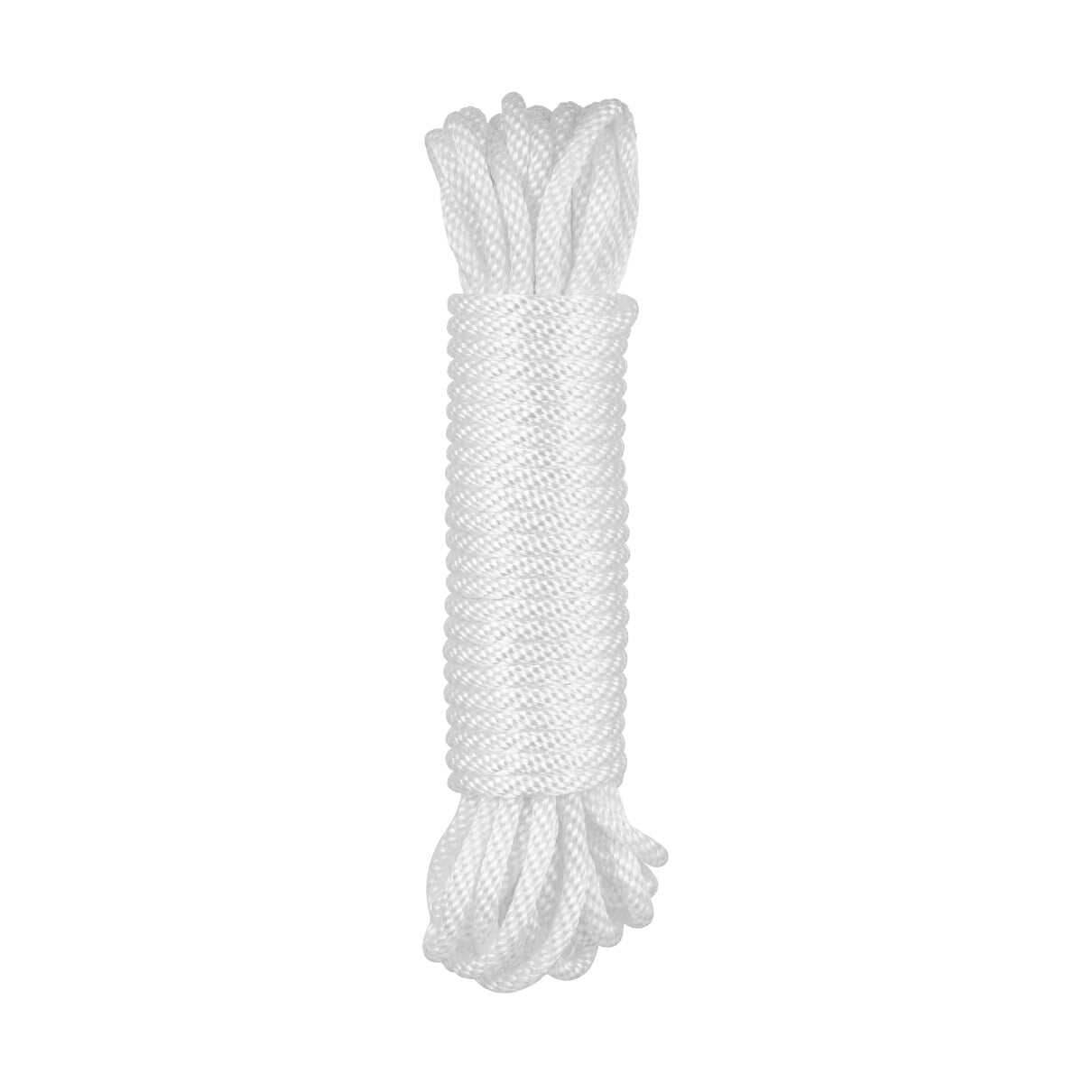 Yardwe 6mm Diameter Flagpole Lifting Rope Flag Halyard Nylon Rope  Replacement Rope Wrapping Hanging Tool for Home Outdoor Supplies (White)