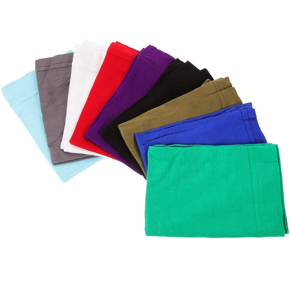 Yardwe 9Pcs Elastic Dreadlock Caps Unisex Headwrap Hat Assorted Colors for Hair Care