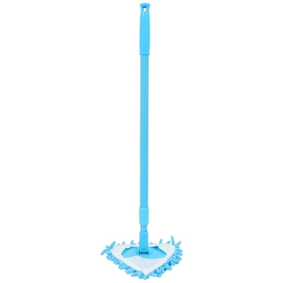 Yardwe Absorbent Triangle Mop Cleaning Mop For Windows Blue Chenille 1 Set