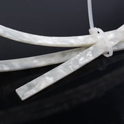Yardwe Acoustic Guitar Purfling Strips Made of White Celluloid for Luthier Use