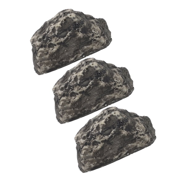 Yardwe Address Rocks For Yard 3Pcs Resin Multi Color Key Hider Outdoor