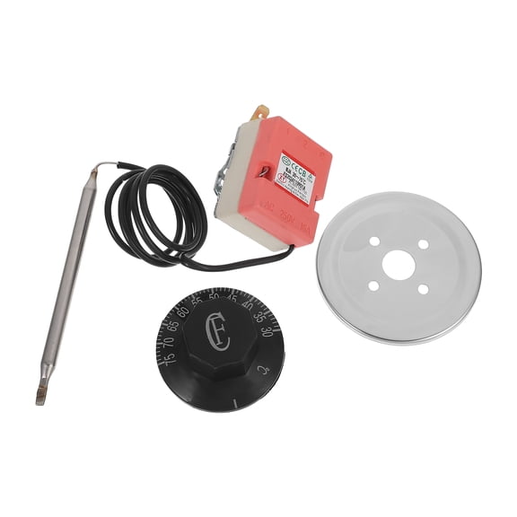 Yardwe Adjustable Water Heater Thermostat Switch Kit with Rotary Knob for Precise Temperature Control, Assorted Color
