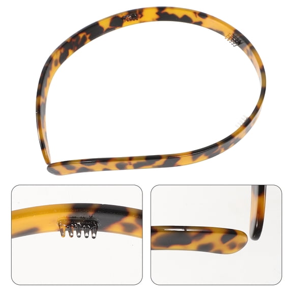 Yardwe Aesthetic Hair Accessories Wide Band Acetate Headband Multi 1Pcs