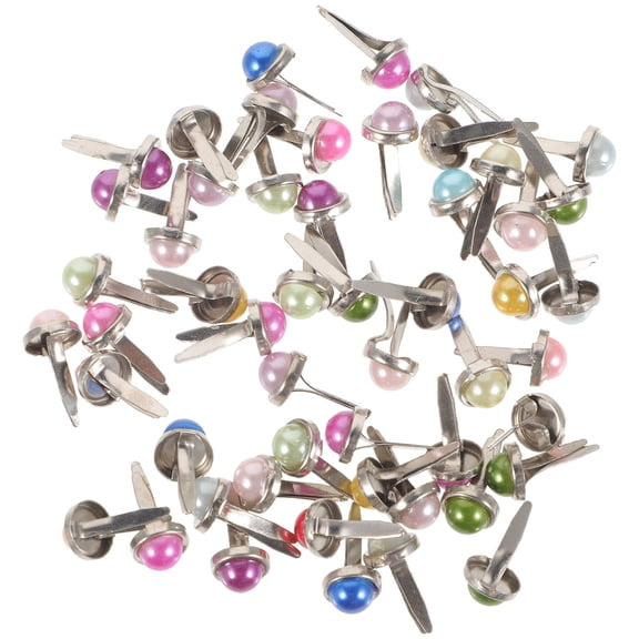 Yardwe Assorted Brads Mini Brads For Scrapbooking Supplies Assorted Colors