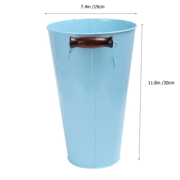 Yardwe Bucket Vase Pot for Growing Plants, Strong and Water-Saving Flower Container for Women