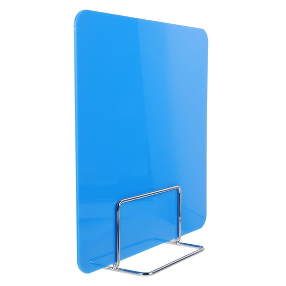Yardwe Blue Desk Privacy Folder Divider for Students Countertop Protective Panel