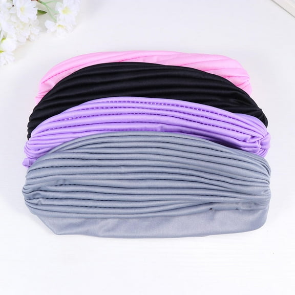 Yardwe Chemo Headwear for Women 5Pcs Headscarf Hat Cotton Polyester Disguise Hair Loss Stylish Design