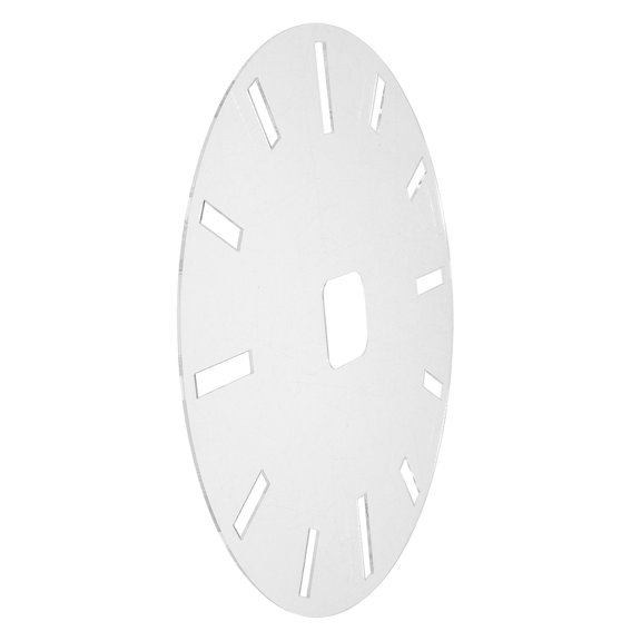 Yardwe Clock Template Board for DIY Inlay Projects Featuring Precise Hole Alignment and Durable Acrylic