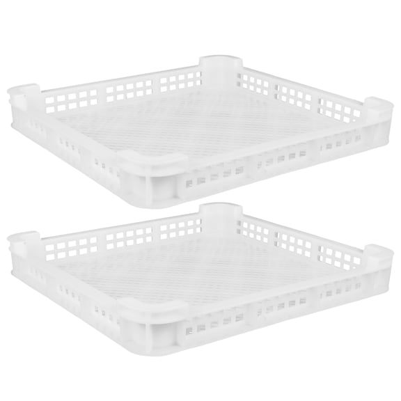 Yardwe Commercial Grade White Plastic Freezer Tray for Quick Freezing